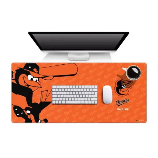MLB Logo Series Desk Pad Baltimore Orioles {1}