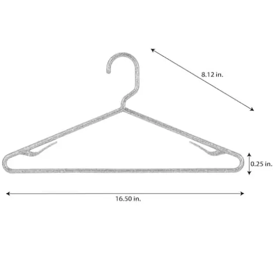 Simplify Silver Granite Look Design Hangers, 10ct. {4}