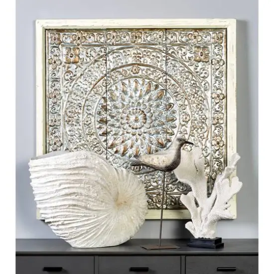 34" Brown Iron Rustic Wall D&eacute;cor {9}