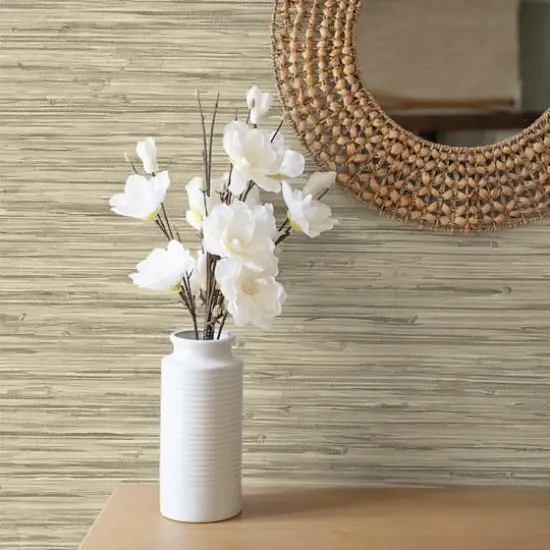 Surface Style Tiki Texture Peel & Stick Wallpaper Oatmeal {4}