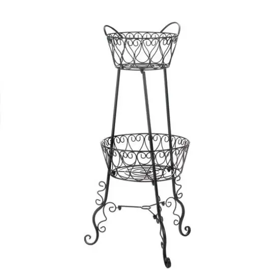 39.5'' Two-Tier Plant Stand {1}