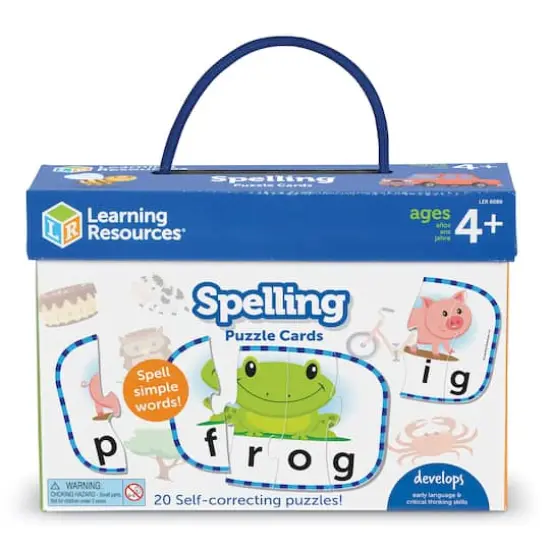 Learning Resources Spelling Puzzle Cards {6}