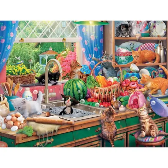 Assorted Ceaco&reg; Paws Gone Wild 550 Piece Jigsaw Puzzle {12}
