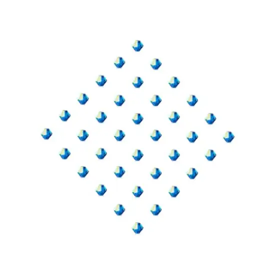 John Bead PRECIOSA 6mm Czech Crystal Bicone Beads, 36ct. Capri Blue AB {3}