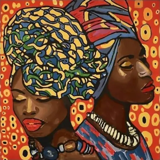 Wizardi African Fashion Diamond Painting Kit {3}