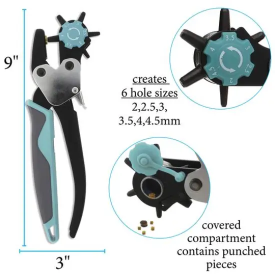 The Beadsmith&reg; Rotating Leather Hole Punch {6}