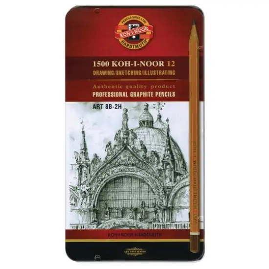 Koh-I-Noor Toison d'Or Graphite 12 Pencil Set {1}