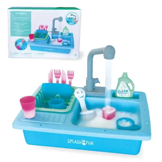 The Bubble Factory SPLASHFUN Wash-up Kitchen Sink Play Set {3}