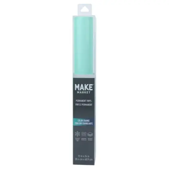 Mint To Blue Color Changing Permanent Vinyl by Make Market&reg; {3}