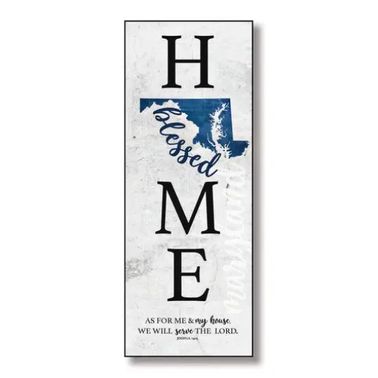 Blessed Maryland Home Wall Plaque {1}