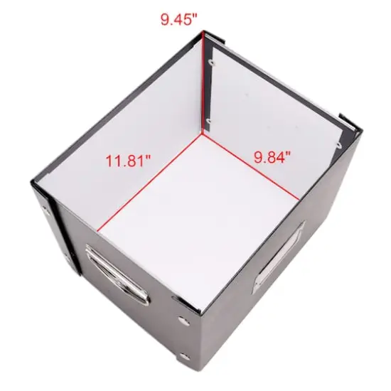 Snap-N-Store Black Letter File Box {5}