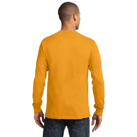 Port & Company&reg; Color Long Sleeve Essential T-Shirt Gold {6}