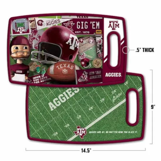 College Retro Series Cutting BoardTexas A&M Aggies {3}