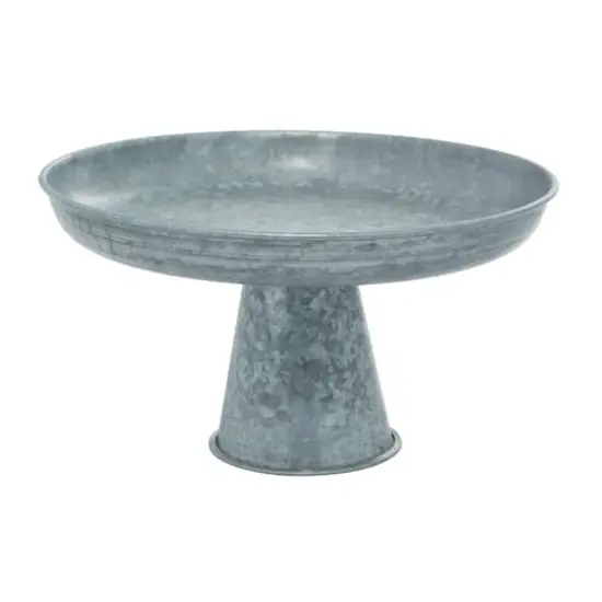 12" Gray Iron Farmhouse Cake Stand {1}