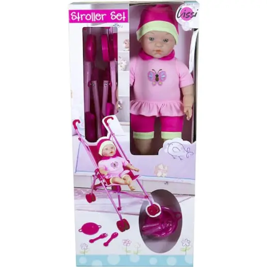 Lissi Dolls 5-Piece Play Set with Baby Doll and Accessories {4}