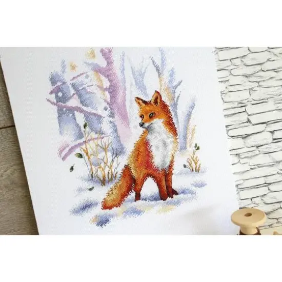 Mp Studia Winter Forest Mistress Cross Stitch Kit {5}