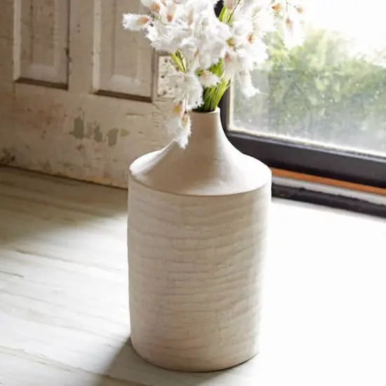 18.25" Recycled Paper Chalk Vase {3}