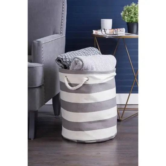 DII&reg; 17" Woven Paper Storage Bin Gray {7}