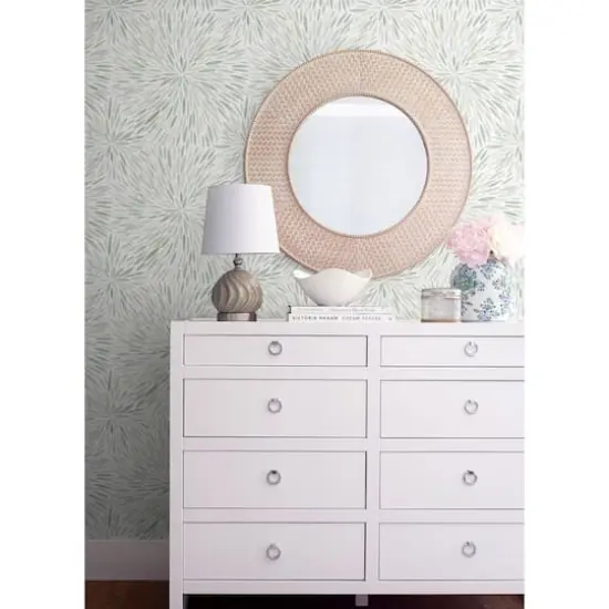 RoomMates Green Cat Coquillette Burst Peel & Stick Wallpaper {4}