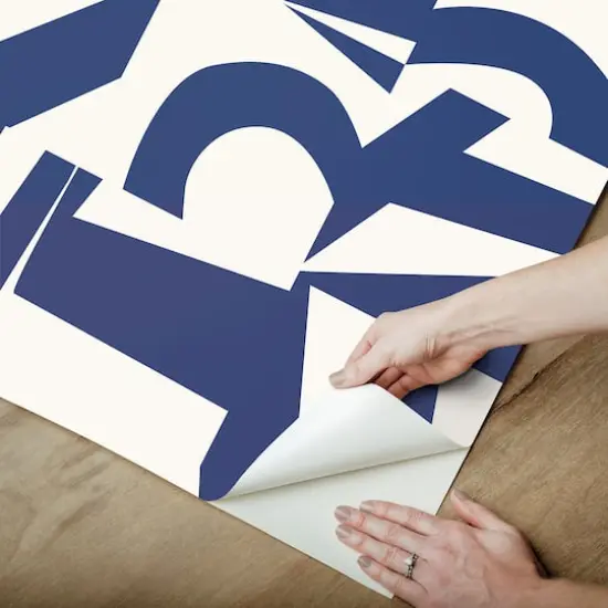 RoomMates Emily Rayna Inside The Box Peel & Stick Wallpaper Blue {6}