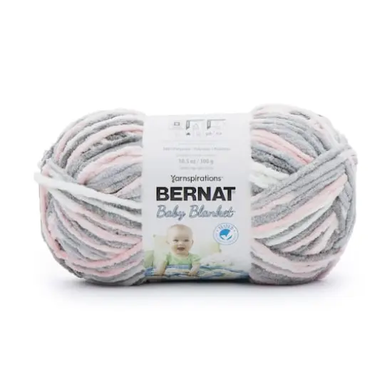 4 Pack Bernat&reg; Baby Blanket&trade; YarnBaby Grays {1}