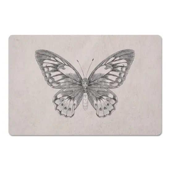 Butterfly Ink 18" x 27" Floor Mat {1}