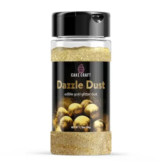 Cake Craft Edible Dazzle Dust Gold {1}