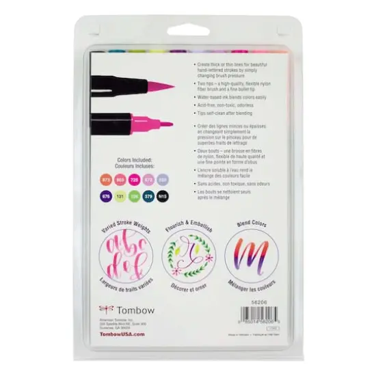 Tombow Lettering Favorites Dual Brush Pens {9}