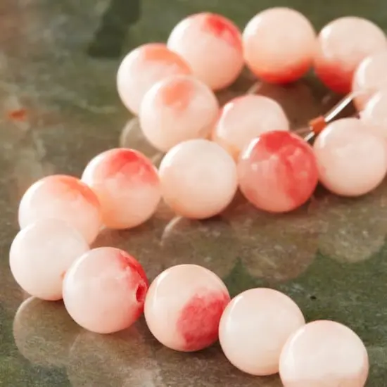 Light Pink Round Stone Beads, 10mm by Bead Landing&trade; {3}