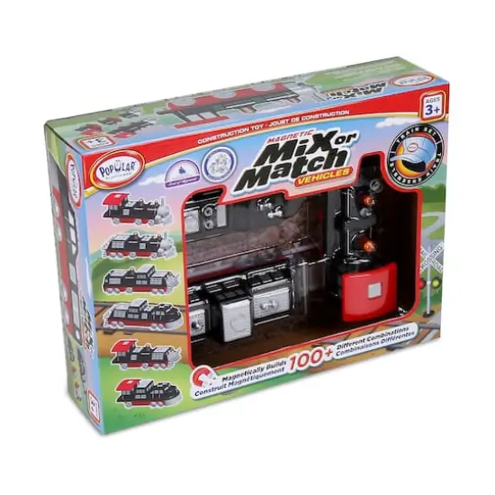 Magnetic Mix or Match Vehicles Train Set {1}