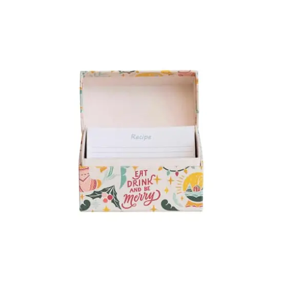 Hello Honey&reg; Handmade Recycled Paper Recipe Box with 36 Recipe Cards {4}