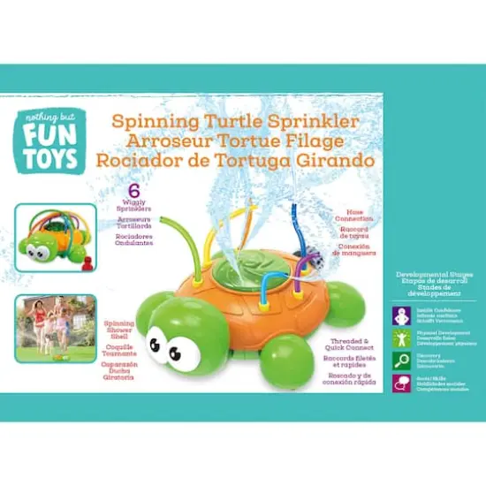 Nothing But Fun Toys Spinning Turtle Sprinkler {6}