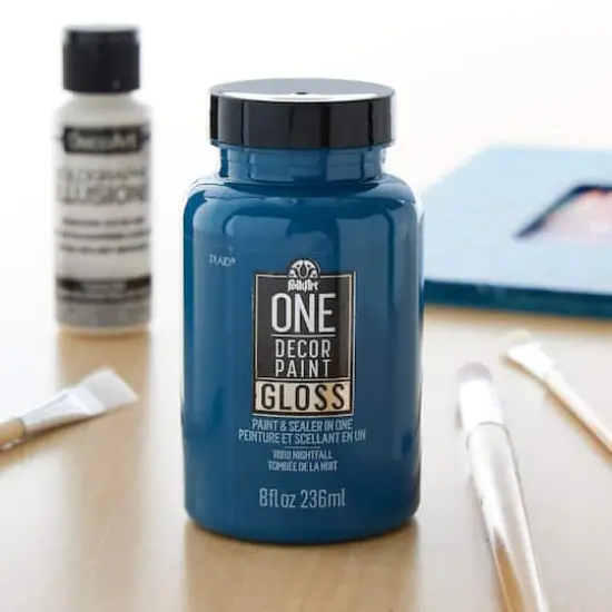 FolkArt&reg; One D&eacute;cor Paint&trade; Gloss Paint & Sealer 11910 Nightfall {3}
