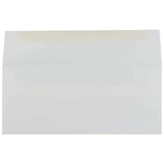 JAM Paper 4.12" x 9.5" Bright White Laid Strathmore Business Envelopes, 50ct. {3}