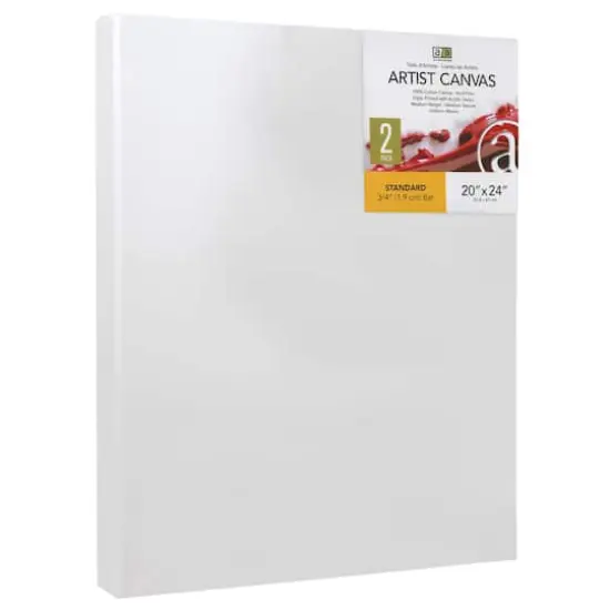 Art Advantage&reg; 2 Pack Visual Edge Artist Canvas {1}