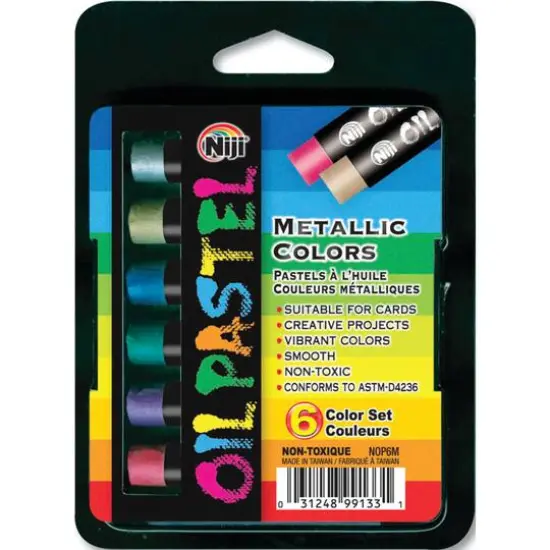 Yasutomo&reg; Niji&reg; Metallic Oil Pastel Set {1}