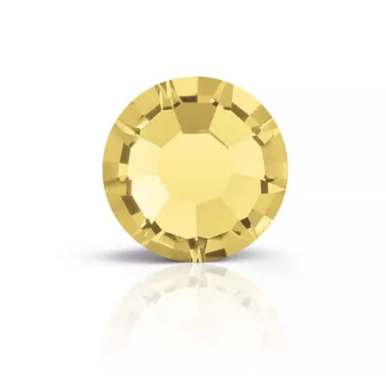 Preciosa MAXIMA SS20 Flatback Czech Crystals, 144ct. Light Topaz {1}