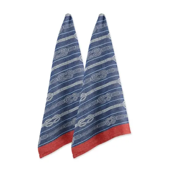 Nauti Knots Jacquard Dishtowel (Set of 2) {1}