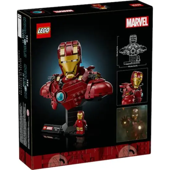 LEGO&reg; Marvel Iron Man MK4 Bust, Buildable Model for Adults with Minifigure 76327 {4}