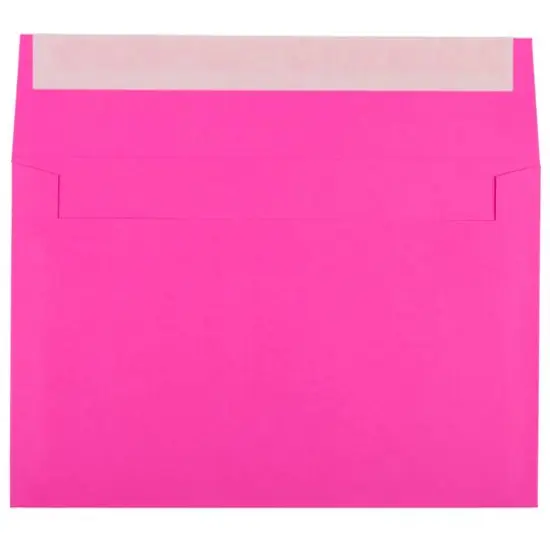 JAM Paper 6" x 9" Colored Peel & Seal Invitation Envelopes, 100ct. Ultra Fuchsia Hot Pink {1}