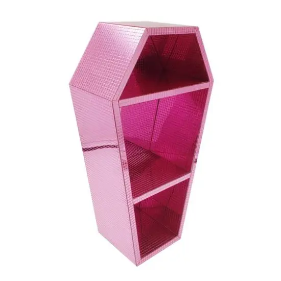16" Pink Disco Coffin Tabletop Shelf by Ashland&reg; {3}