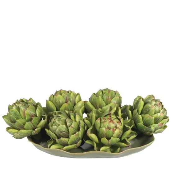 Green Faux Artichokes, 6ct. {5}