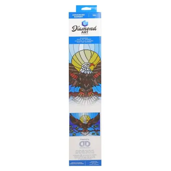 Diamond Art&reg; Stain Glass Eagle Advanced Kit {3}