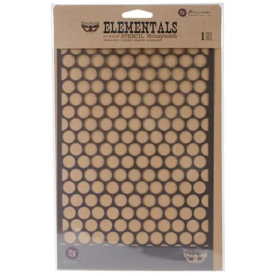 Finnabair Elementals Honeycomb Stencil {1}