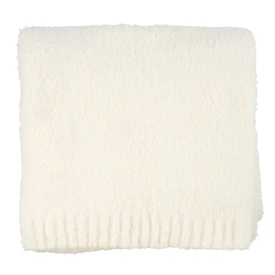 60" Boucle Throw Blanket by Ashland&reg; Ivory {1}