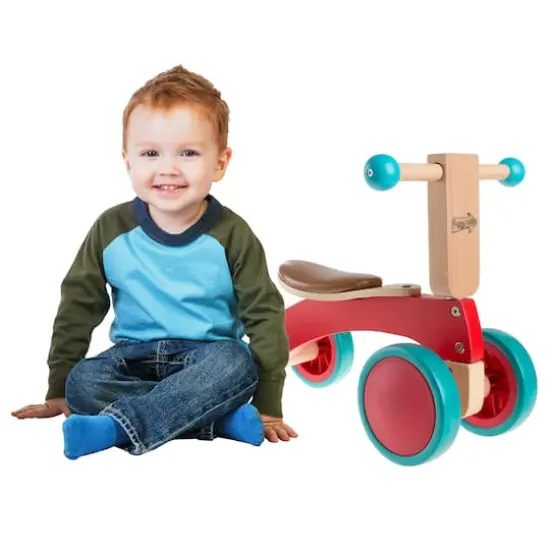 Toy Time Happy Trails Walk & Ride Wooden Balance Bike {5}