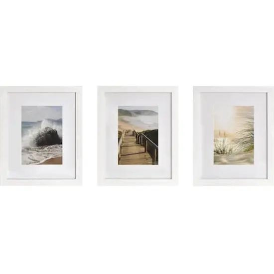 3 Pack Gallery&trade; White Frame with Mat by Studio D&eacute;cor&reg; {1}
