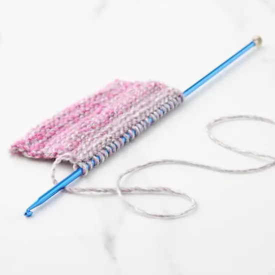 Anodized Aluminum Crochet Afghan Hook by Loops & Threads&reg; {3}