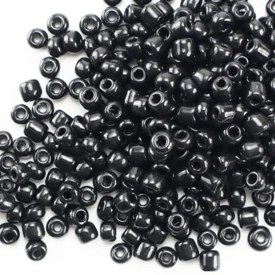Black & Silver Mix Glass Seed Beads by Bead Landing&reg; {4}
