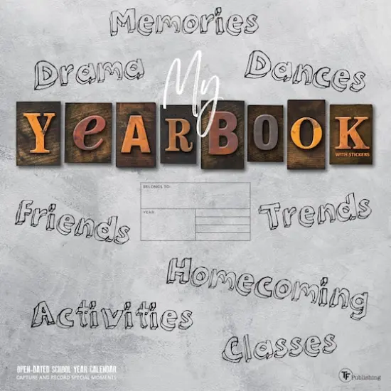 TF Publishing My Year Book Undated Memory Wall Calendar {1}